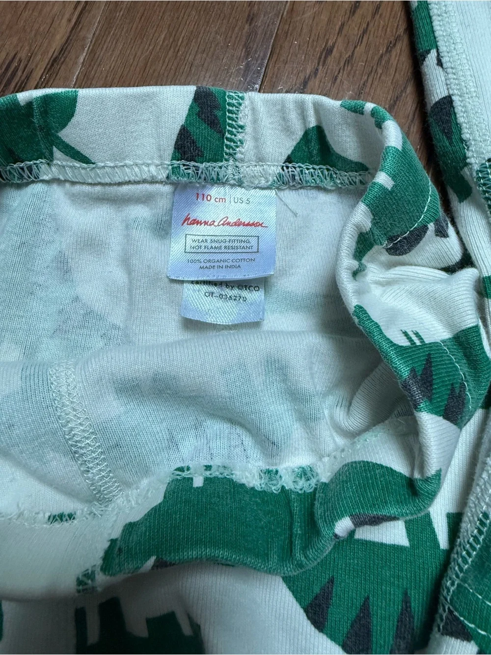 hanna Anderson Dinosaur Pajama Set 5T